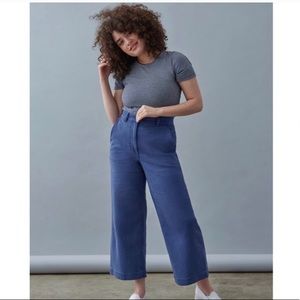 Everlane Blue Cropped Pants